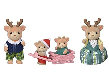 シルバニアファミリー 人形 【 トナカイファミリー 】 FS-44 STマーク認証 3歳以上 おもちゃ ドールハウス Sylvanian Families エポック社 EPOCH