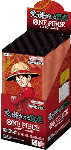 バンダイ(BANDAI) プロモーションパック2パック付き ONE PIECEカードゲーム 受け継がれる意志【OP-13】 (BOX)24パック入り