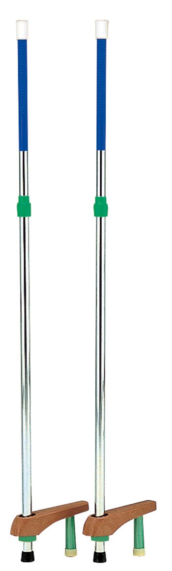 TOEI LIGHT(トーエイライト) カラー竹馬スライド式150 青 T-2120B 高さ125cm/150cm(2段調節式)直径28mm、肉厚0.7mm
