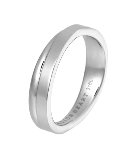 [ライオンハート] リング 指輪 LH-1 クロスデザインリング サージカルステンレス316L (金属アレルギー対応) (ポーチ付き) 直営 11号 シルバー