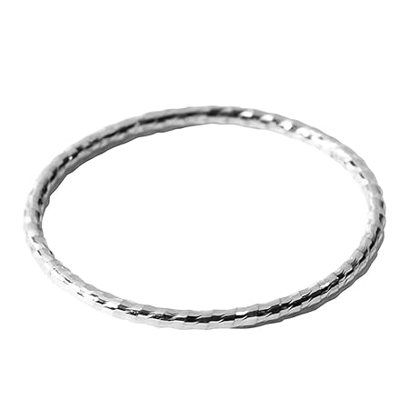 [プレシャス] ホワイトゴールド K10 10金 1連 リング 指輪 ピンキーリング レディース 12号 ホワイトゴールド(1連/K10)