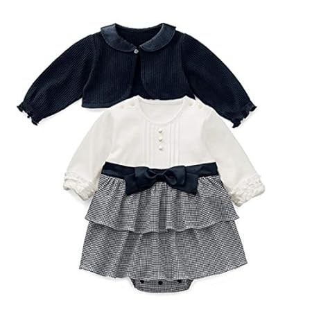 【フォーマル女の子スーツ】ボレロ＆ロンパス (90)