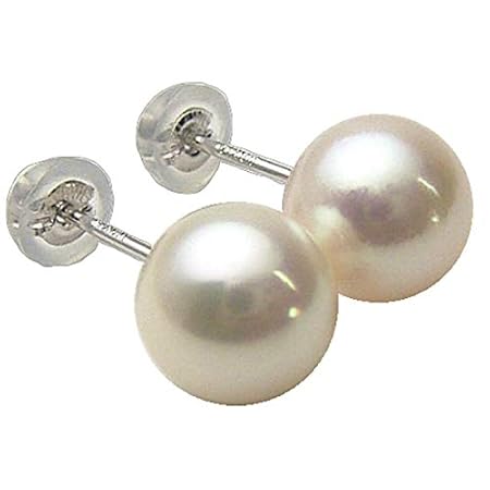 美貴真珠 K18アコヤ真珠ピアス【7.5mm-8mm】【越物】ewk-5092(あこや真珠 和珠 あこや本真珠 アコヤ本真珠 パールピアス 本真珠 パール 直結 18金)