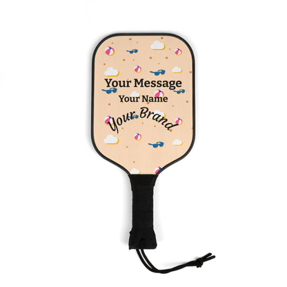 Personalized Pickleball Paddle Set with Custom Message and Name