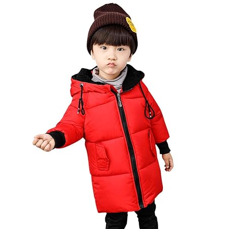 子供 ダウンコート キッズ 男の子 ベンチコート ジュニア 中綿コート ロング 女の子 ジャンパー ジャケット 防寒 アウター 耳付き 90 100 110 120 130 Lucky kids
