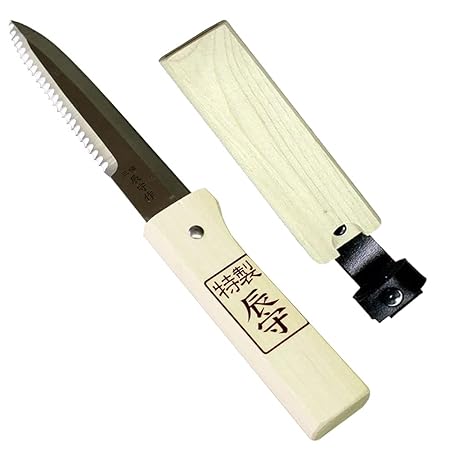 三條 辰守作 ステンレス 二徳万能間切包丁135mm 鞘付 NBMH-135K