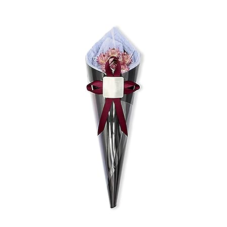 MAXMATERIA マックスマテリア 花束フェイスタオル FLOWER FACE TOWEL【HYBRID】Powder Blue | マックスマテリア ドライフラワー 花束タオル タオル ギフト 誕生日 お祝い