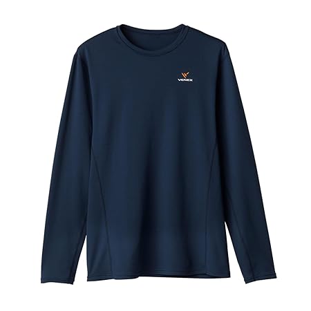 VENEX(ベネクス) リカバリーウェア 長袖Tシャツ スタンダードドライ ロングスリーブ メンズ ネイビー XXL 65220527