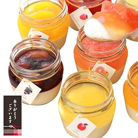 菓匠もりん 彩果の恵み (生チーズケーキ + まるごと果肉ゼリーの贅沢2層) 8種の果物 12個入り ありがとうございます熨斗シール付き