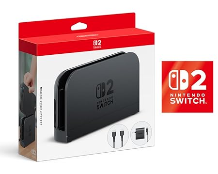 【任天堂純正品】Nintendo Switch 2 ドックセット 【Amazon.co.jp限定特典】Nintendo Switch 2 ロゴデザインステッカー 同梱