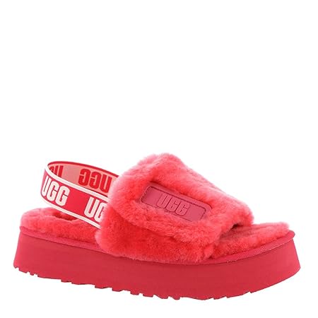 [アグ] サンダル Disco Slide レディース ハイビスカスピンク 25.0 cm