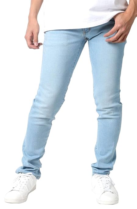 [ジーニズム エドウィン] ジーンズ メンズ 父の日 ギフト デニムパンツ ジーパン ロングパンツ ズボン ボトムス ストレッチ スリム テーパード カジュアル 20 ブリーチ 28