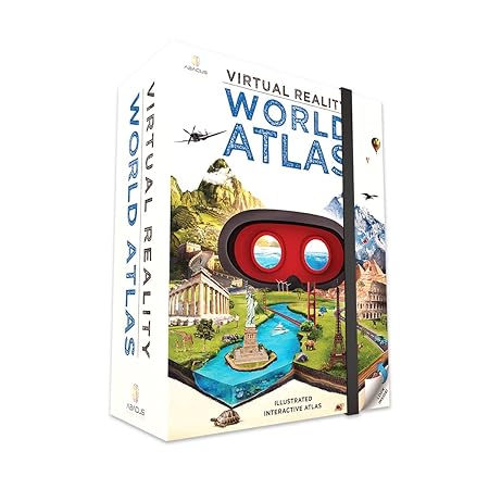 アバカス (Abacus) 英語版 VR GIFT BOX - WORLD ATLAS! ギフトボックス 世界旅行 ゴーグル スマホ 学習玩具 94345 正規品