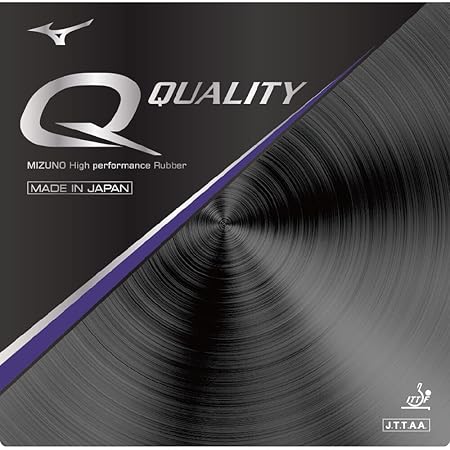 MIZUNO(ミズノ) 卓球 ラバー Qquality 83JRT299 09:ブラック 1.7
