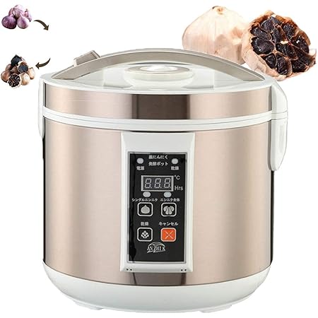 黒にんにく発酵器 多機能発酵機 炊飯器 6L大容量 します 熟成 発酵最大量4kg 発酵時間7-12日独立した内部タンクは均一に加熱します熟成発酵機 ヨーグルト/納豆/キムチ/甘酒/自作酢/フルーツワイン対応 煮込み機能日本語インターフェース 日本語マニュアル