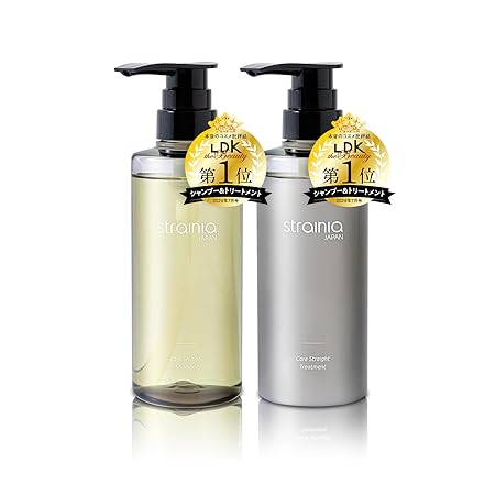 [strainia] [ストレーニア] 【セット】ケアストレートシャンプー トリートメント セット