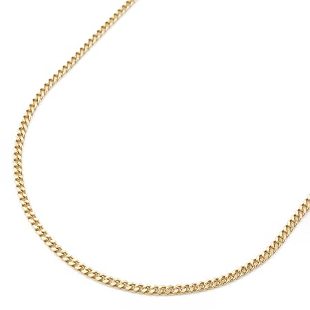 [ジュエリーウォーク心斎橋] 18金 ネックレス 喜平 2面カット キヘイ チェーン 42cm 4.2g K18