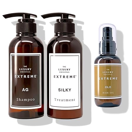 【公式】 ザ・ラグジュアリーオリジナルエクストリーム ［ヘアオイルOLO］ ダメージ補修 サロン専売品 洗い流さない ヘアトリートメント オーガニック （ヒートプロテクト成分配合） アルガンオイル配合 ヘアケア (スペシャルヘアケア3点セット)