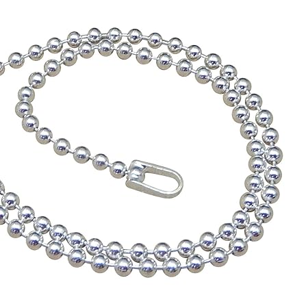 [100点市場] 直径2.5mm 長さ40cm ネックレス メンズ シルバー925 ボールチェーン シルバーネックレス メンズネックレス シルバーチェーン だけ チェーン のみ メンズアクセサリー