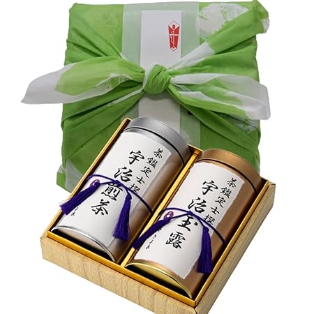 きよ泉 宇治茶ギフト 150g×2 玉露 煎茶 新茶 風呂敷包み 無地のし付き 宇治茶 高級ギフト 緑茶セット 茶葉 お茶ギフト 緑茶 土産 贈り物 敬老の日