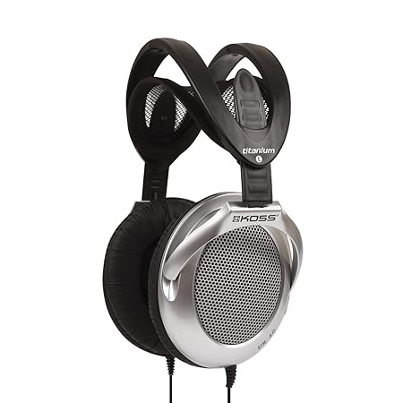 Koss UR40 Lightweight Over-Ear Stereo Headphones for iPod, iPhone, MP3 and Smartphone - Silver [並行輸入品]