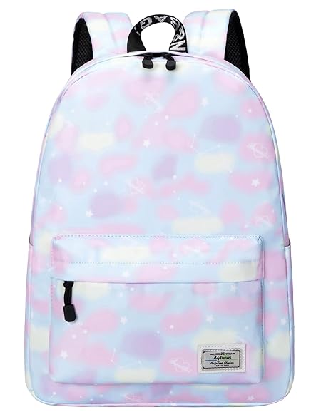 [Mygreen] リュックサック バックパック 小学生 女の子 軽量 通学 旅行 星空柄 ピンク