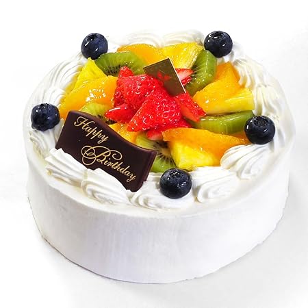 CAKE EXPRESS フルーツ生クリームバースデーケーキ 7号