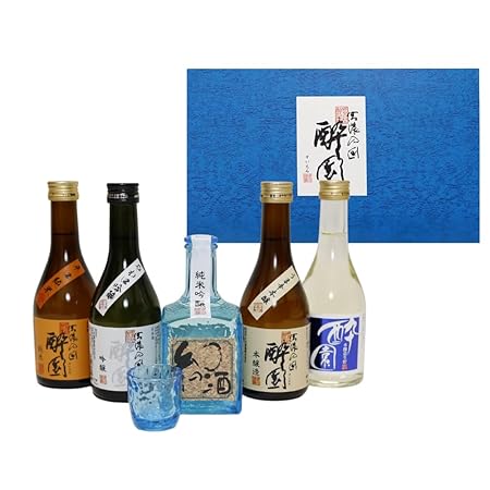 酔園 日本酒 飲み比べ 5酒セット 父の日 ギフト セット お中元 お歳暮 お正月 宅飲み プレゼント 長野県 安曇野 飲み比べ ギフト 日本酒セット 熱燗 冬限定 冷酒 晩酌 贈答 誕生日 贈り物