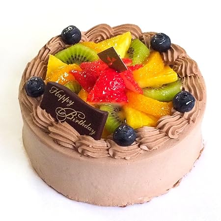 CAKE EXPRESS フルーツ生チョコクリームバースデーケーキ 7号