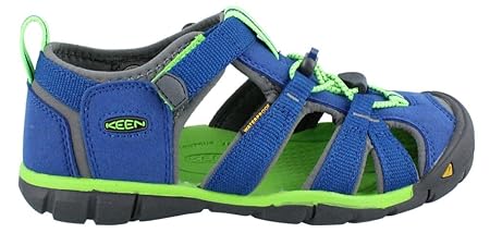 [キーン] キッズサンダル SEACAMP II CNX(旧モデル)(20.0~23.5cm) シーキャンプ ツー シーエヌエックス TRUE BLUE/JASMINE GREEN 21.0 cm
