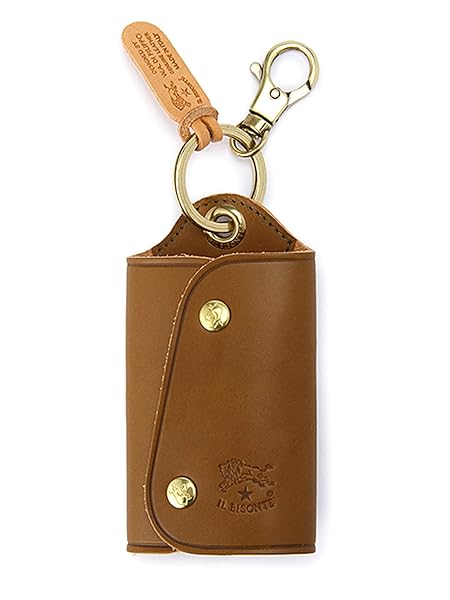 [IL BISONTE (イルビゾンテ)] キーケース レザー 本革 牛革 レディース メンズ ユニセックス オリーブ