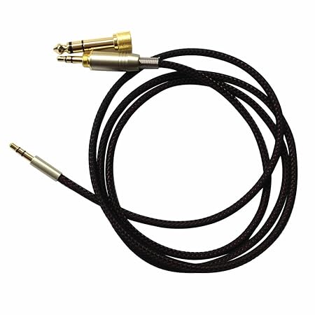NewFantasia ヘッドホンコード交換用オーディオケーブル Philips Audio Fidelio X2HR Audio Fidelio L2 SHP9600 有線 SHP9500 SHP9500S ヘッドホンに対応 1.2m/4フィート