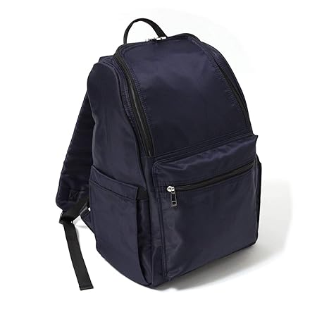 [JOKnet] [ジェイ・オー・ケーネット] マザーズバッグ リュック レディース マザーズリュック ワイヤー入り 撥水 背面ファスナー 大容量 哺乳瓶 保冷 保温 ネイビー F