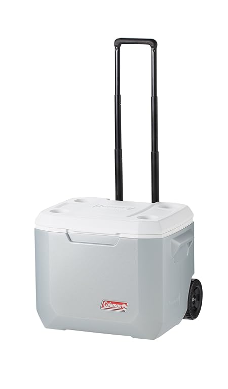 Coleman(コールマン) 【Amazon.co.jp限定】 クーラーボックス エクストリームホィールクーラー 50QT 約47L アイスシルバー 2000033555 保冷力約5日 大容量 キャリー キャンプ アウトドア 釣り 部活 強力保冷 頑丈