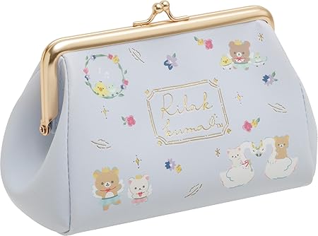 サンエックス リラックマ 「スワンと金色の花」 がま口ポーチ CA33501