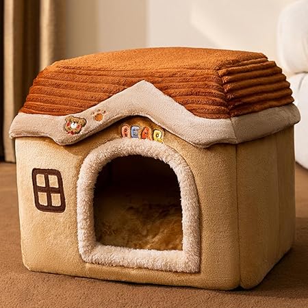 ペットハウス 犬 ドーム型 ペットベッド 冬用 猫 ハウス 滑り止め 快適 ふわふわ かわいい 暖かい 洗える おしゃれ 中小型犬 寝床 休憩所 室内 防寒対策 犬猫通用 小動物用 ペット用品