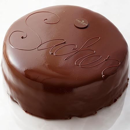 洋菓子店カサミンゴー 最高級洋菓子 ウィーンの銘菓 ザッハトルテ 生クリーム付き (誕生日プレート無し, 12cm)