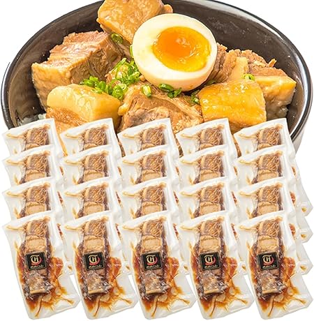 武田ハム 豚角煮セット 4kg (200g×20パック) 角煮 惣菜 食品 肉加工品 豚肉 国産 バラ肉 業務用 お取り寄せ ギフト 煮豚 人気 おつまみ 肉 加工肉 内祝い お返し 煮豚 熨斗 お歳暮 ハロウィン
