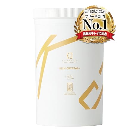Kyogoku リッチクリスタル＋ 髪が白くなるホワイトブリーチ 美容室専売品 医薬部外品 ダメージ補修 ダイヤモンドブリーチ 髪をケアしながらブリーチ ハイブリーチ (ホワイトブリーチ)