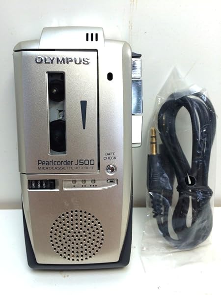 OLYMPUS マイクロカセットテープレコーダー パールコーダーJ500