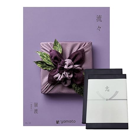 流々 嶺渡 ねわた 香典返し カタログギフト 4800円コース (のし付き 手提げ袋付き) 志 総合版 グルメ 法事 法要 49日 お返し 引き出物 返礼品 チョイスカタログ ギフト