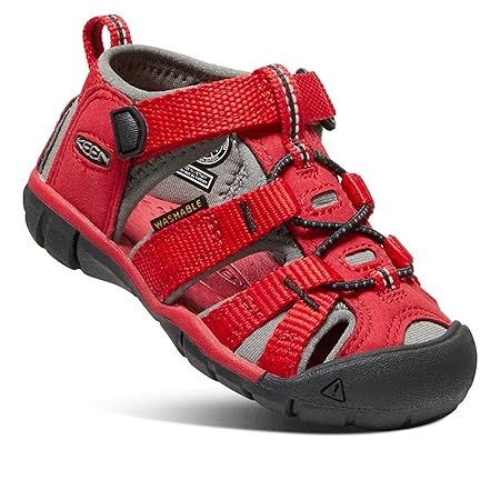[キーン] キッズサンダル SEACAMP II CNX(11.5~14.5cm)(旧モデル) シーキャンプ ツー シーエヌエックス RACING RED/GARGOYLE 11.5 cm