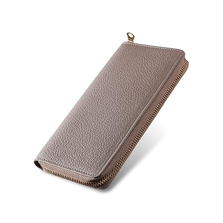 [TASUKI] 財布 メンズ 長財布 日本製 姫路レザー 一流の財布職人が作る 本革 大容量ykkファスナー 紳士 サイフ (ベージュ)