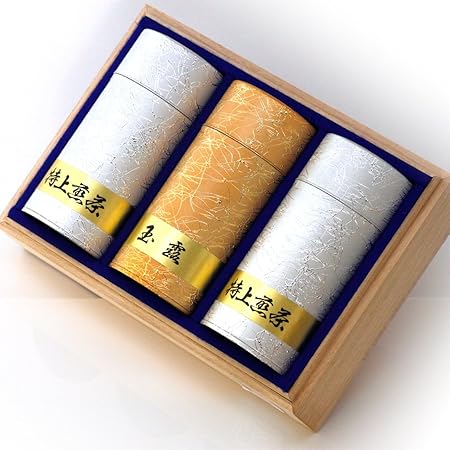 京都利休園 お茶 特上煎茶・高級玉露詰合せ 特上煎茶120g2本 高級玉露120g お歳暮 お茶ギフト 国産 茶葉 SEN-S-1503