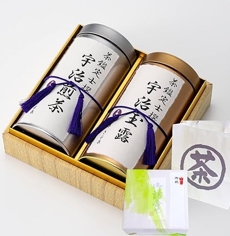 きよ泉 御祝熨斗付き 宇治茶ギフト 150g×2 玉露 煎茶 宇治茶 高級ギフト 緑茶セット 手提げ付き 茶葉 お茶ギフト 誕生日 出産 新築 結婚 贈り物