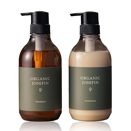 【5つ星ホテルで使用】オーガニックジョセフィン エレガントエイジ シャンプー＆トリートメント500mlセット 高級ホテル仕様 ノンシリコン・無添加 ダメージケア ボタニカル成分配合 日本製