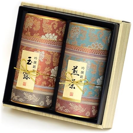 京都利休園 お茶 玉露・煎茶詰合せ 玉露80g 煎茶80g お歳暮 お茶 ギフト セット 国産 茶葉 京西陣-302 MG-302