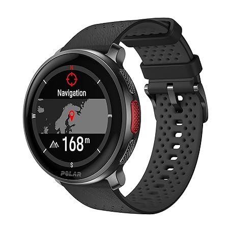 POLAR (ポラール) ヴァンテージ V3 （ Polar Vantage V3 ） 2周波数GPS マルチスポーツウォッチ iPhone対応 アンドロイド 対応 AMOLEDディスプレイ 【 心拍計/内蔵地図/血中酸素/トレーニングガイド 】バッテリー12日間 ・アスリート ビジネスシーン対応 ナイトブラック S-L 900108890 【日本正規品】