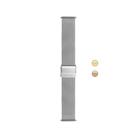 [Withings] ミラネーゼリストバンド、シルバー、18 mm MILANESE-SILVER-M