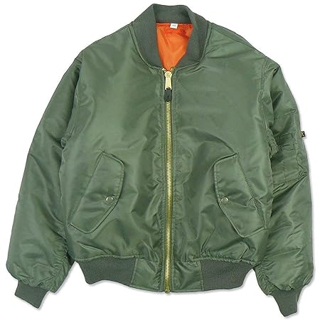 [ロスコ] MA-1 Flight Jacket【XXS-XL】 フライト ジャケット コート (L, オリーブ) [並行輸入品]